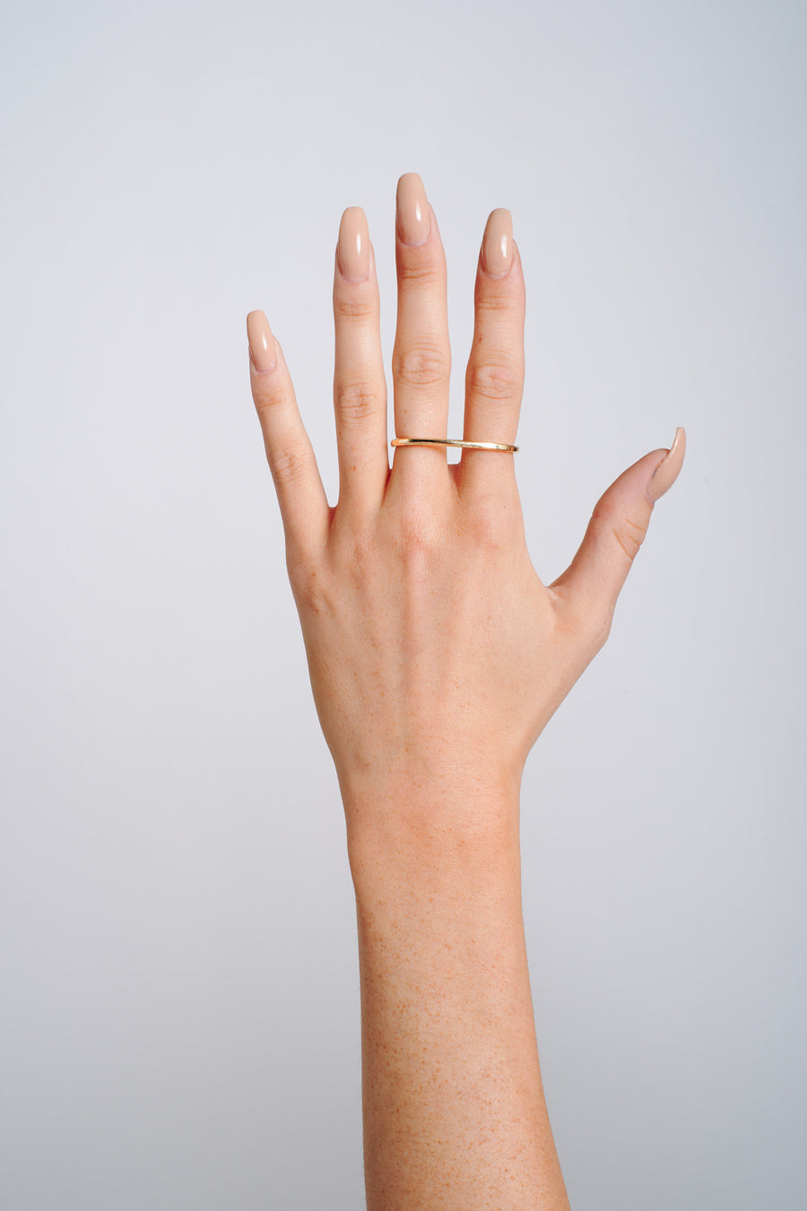 Double finger ring brass – Langaeble