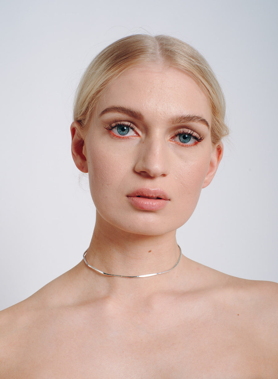 Imperfect choker silver